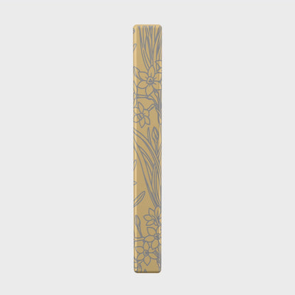 December Narcissus necklace in 14K gold plated, 360 rotation video